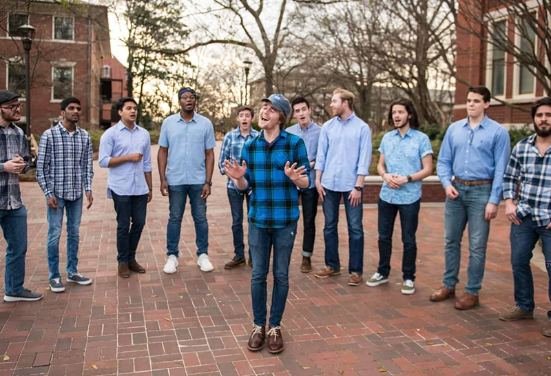 One of Georgia Tech A Capella all men singing group.