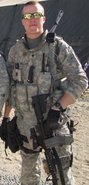 Scott Gilliam, a veteran and undergraduate business administration major, served in Afghanistan between his first and second stints attending Georgia Tech.