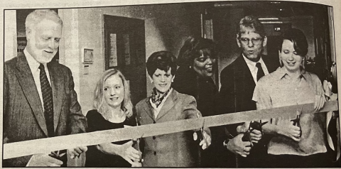 Womens Resource Center ribbon cutting image