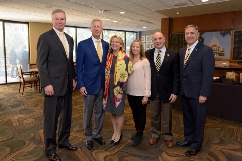 dean of students chair reception with donors