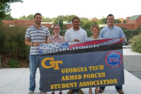 Georgia Tech military students (image)